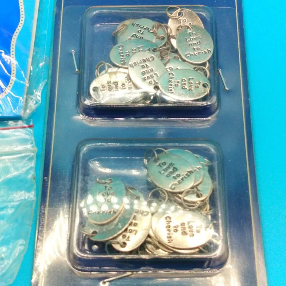 Charms Craft Lot Mix Crosses Tags Crystal Beads